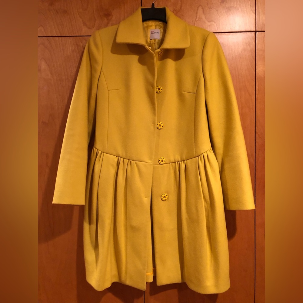Yellow Red Valentino coat